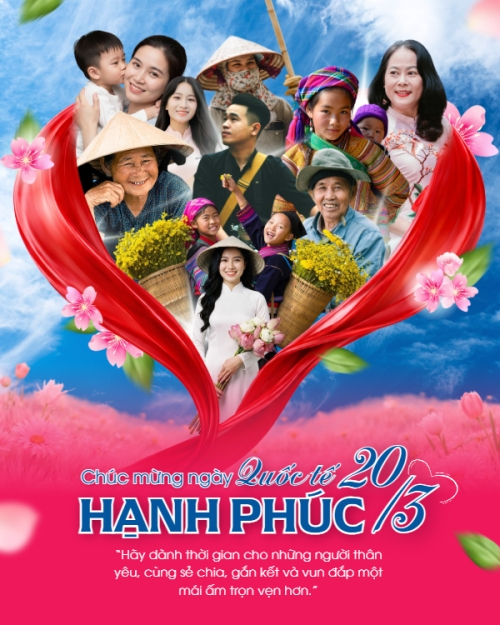 Mẫu thiết kế Bài post MXH dọc Quốc tế hạnh phúc 20/3 1780434295