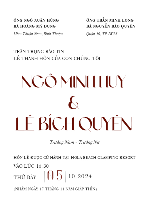 Mẫu thiết kế Ruột thiệp cưới Cung hỷ, hiện đại, sang trọng, morden 1780427054