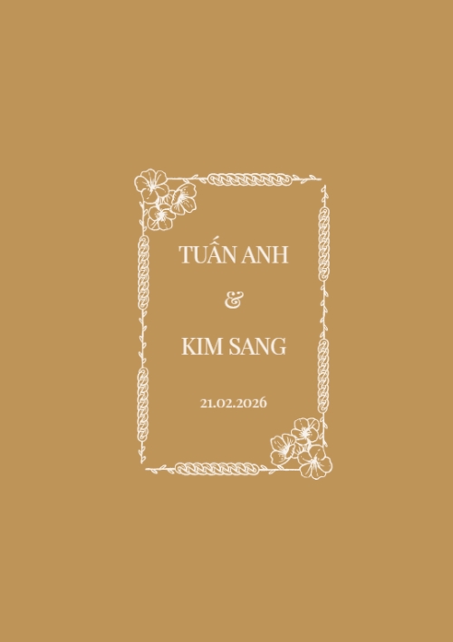 Mẫu thiết kế Ruột thiệp cưới Thiệp cưới Đôi uyên ương 1780427027