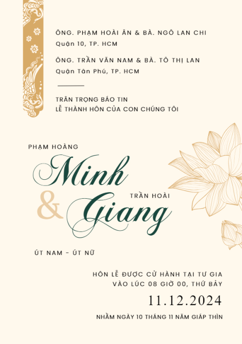 Mẫu thiết kế Ruột thiệp cưới Nét Duyên Việt, truyền thống, traditional, dân gian 1780426999