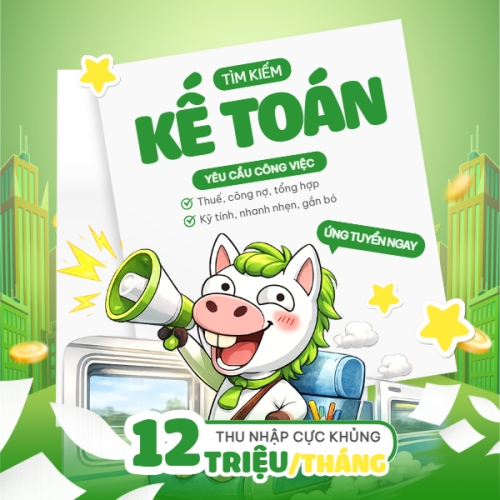 Mẫu thiết kế Bài post MXH vuông Thông báo tuyển dụng Kế toán 1781067429