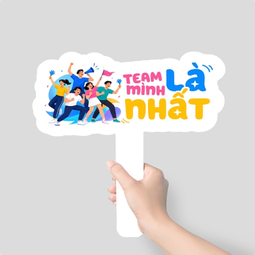 Mẫu thiết kế Hashtag cầm tay Team mình là nhất 1780425948