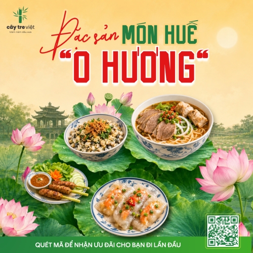 Mẫu thiết kế Bài post MXH vuông Đặc sản món Huế 1781072370