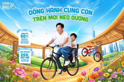 Mẫu thiết kế Bài post MXH ngang Đồng hành cùng con trên mọi nẻo đường 1781065793