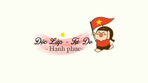 Mẫu thiết kế Hình nền máy tính 2/9, Quốc Khánh, lễ hội, Việt Nam, sự kiện, dễ thương, cute, chibi, hoạt hình, cartoon 1781534991