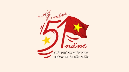 Mẫu thiết kế Hình nền máy tính Mừng ngày Giải phóng miền Nam, thống nhất đất nước 1781540569