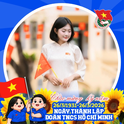 Mẫu thiết kế Ảnh đại diện - Avatar Chào mừng kỷ niệm ngày thành lập Đoàn TNCS Hồ Chí Minh 26/3 1780601382