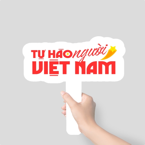 Mẫu thiết kế Hashtag cầm tay Tự hào người Việt Nam 1781534829