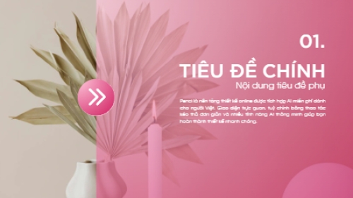 Mẫu thiết kế Bài thuyết trình Sắc hồng giản đơn 1781541457