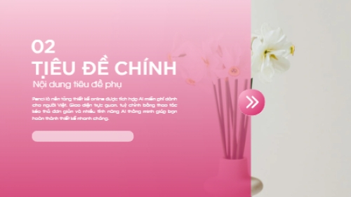 Mẫu thiết kế Bài thuyết trình Sắc hồng giản đơn 1781541457
