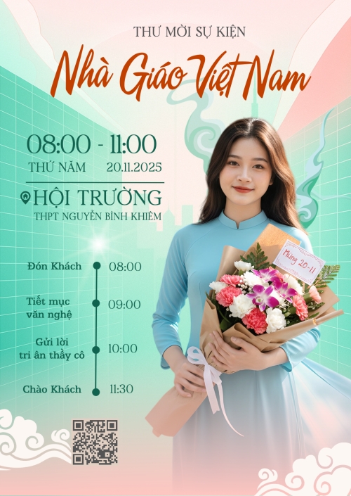 Mẫu thiết kế Thư mời Sự kiện nhà Giáo Việt Nam 1780601514