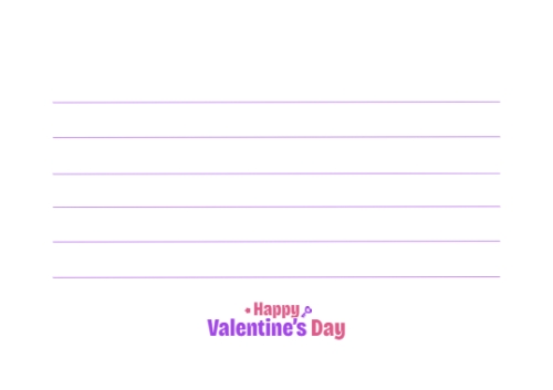 Mẫu thiết kế Thiệp chúc mừng Happy Valentine's Day 1781534597