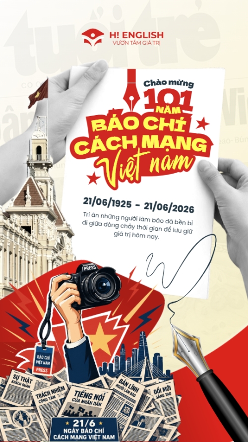 Mẫu thiết kế Bài post MXH (9:16) Chào mừng ngày Báo chí Cách mạng Việt Nam 21/6 1781523069