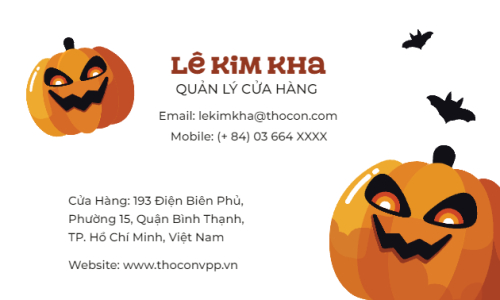 Mẫu thiết kế Danh thiếp Halloween, sự kiện, event, chương trình, lễ hội 1780255572