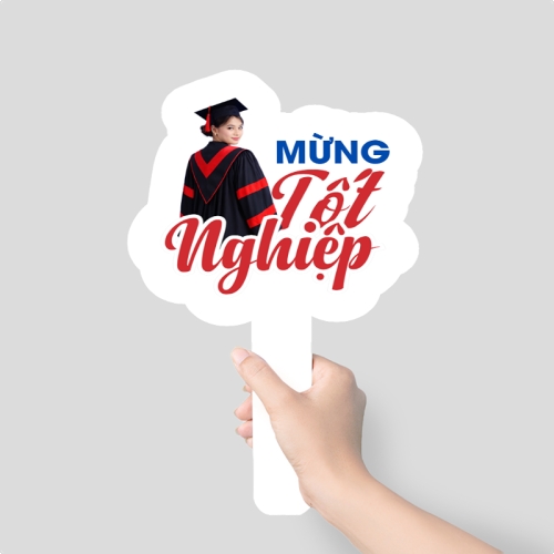 Mẫu thiết kế Hashtag cầm tay Chúc mừng tốt nghiệp 1781535422