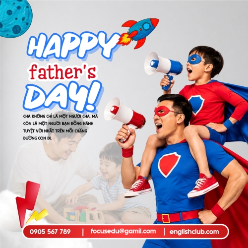 Mẫu thiết kế Bài post MXH vuông Happy father's day 1780717839