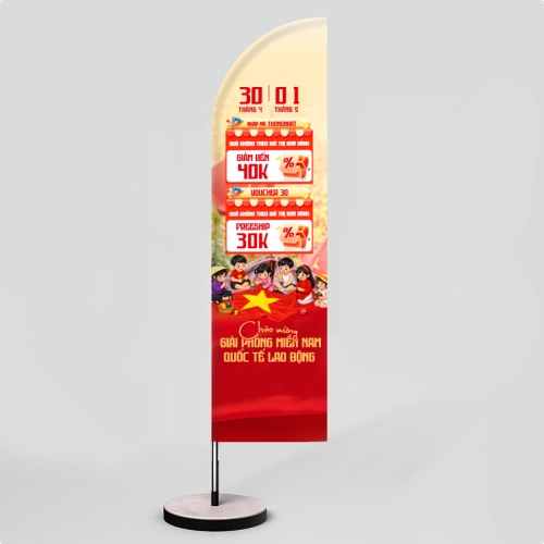 Mẫu thiết kế Cờ phướn Nhiệt liệt chào mừng ngày Giải phóng miền Nam, Quốc tế lao động 1781534964
