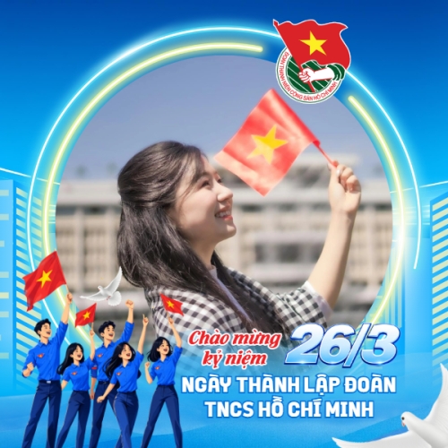 Mẫu thiết kế Ảnh đại diện - Avatar Chào mừng kỷ niệm ngày thành lập Đoàn TNCS Hồ Chí Minh 26/3 1781073842