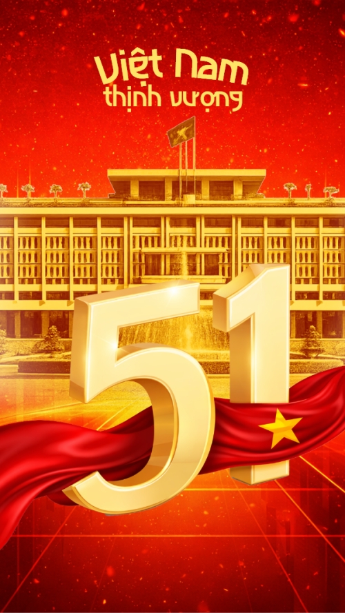 Mẫu thiết kế Hình nền điện thoại Việt Nam thịnh vượng 1781559760