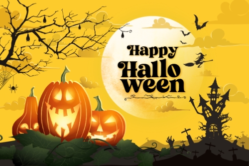Mẫu thiết kế Banner - Băng rôn Halloween, lễ hội ma quái, sự kiện, event, lễ hội, festival, hiện đại, modern 1781535122