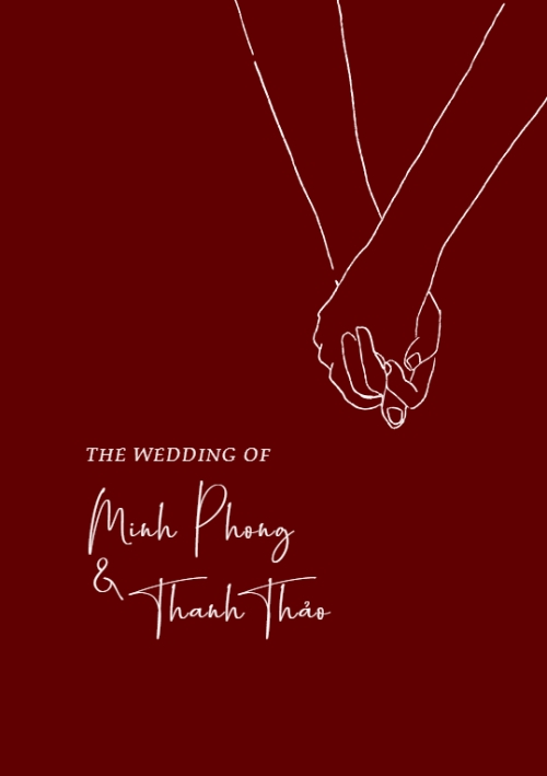 Mẫu thiết kế Ruột thiệp cưới Thiệp cưới Chung đôi 1780431320