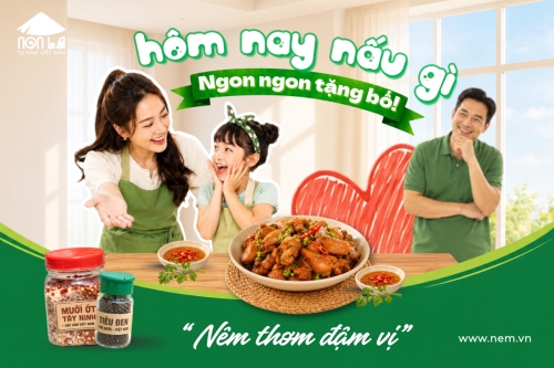 Mẫu thiết kế Bài post MXH ngang Hôm nay nấu gì tặng bố 1781065793