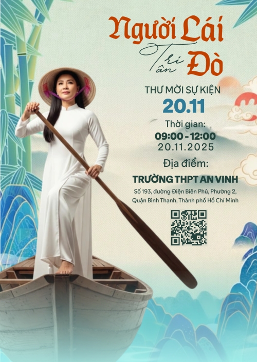 Mẫu thiết kế Thư mời Tri ân Người lái đò 1780601514