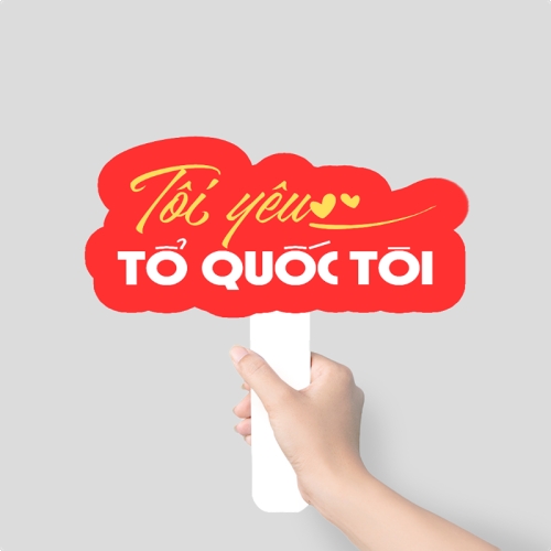 Mẫu thiết kế Hashtag cầm tay Tôi yêu Tổ quốc tôi 1781535422