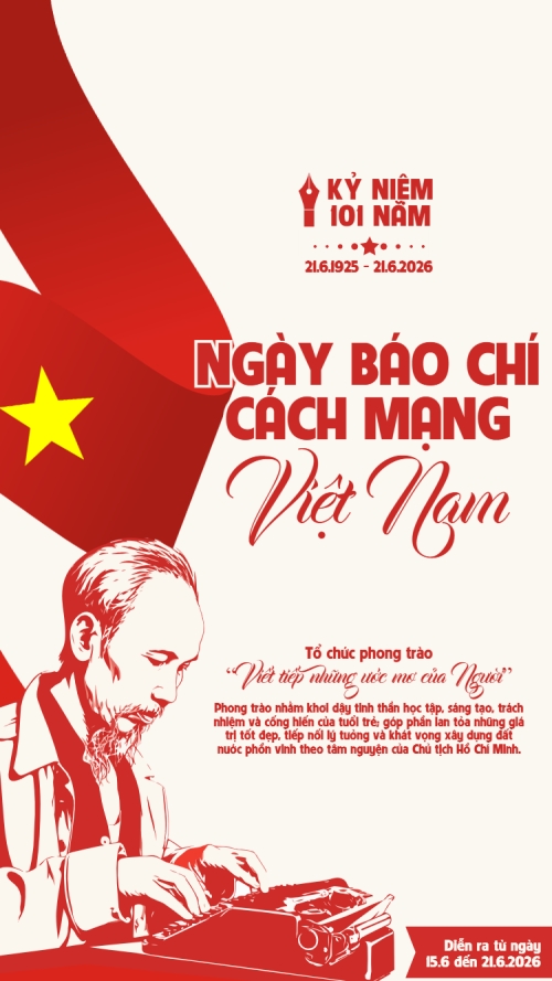 Mẫu thiết kế Bài post MXH (9:16) Ngày báo chí Cách mạng Việt Nam 1781517134
