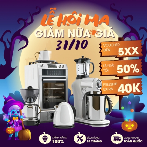 Mẫu thiết kế Bài post MXH vuông Halloween, lễ hội ma quái, sự kiện, event, công nghệ, technology, điện tử, electronic, dễ thương, cute, chibi, hoạt hình, cartoon 1781691902