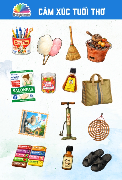 Mẫu thiết kế Nhãn Sticker - Sticker Sheets Cảm xúc tuổi thơ 1781535364