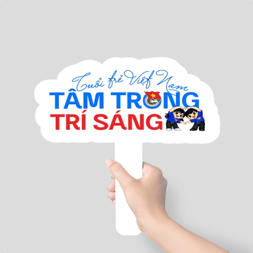 Mẫu thiết kế Hashtag cầm tay Tuổi trẻ Việt Nam tâm trong trí sáng 1781534829