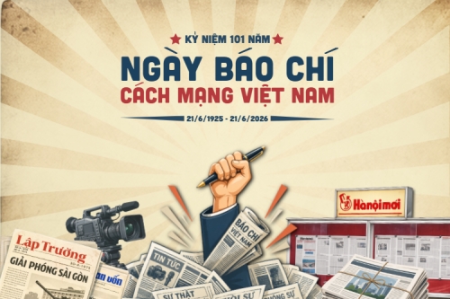 Mẫu thiết kế Bài post MXH ngang Ngày báo chí Cách mạng Việt Nam 1781060834