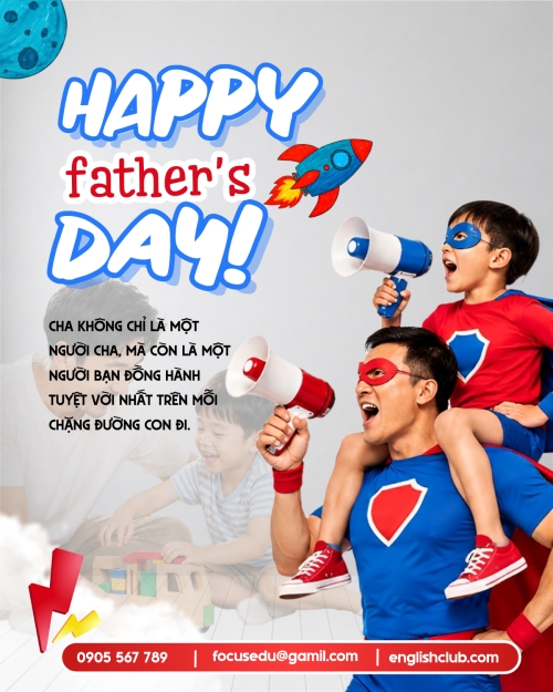 Mẫu thiết kế Bài post MXH dọc Happy father's day 1780514155