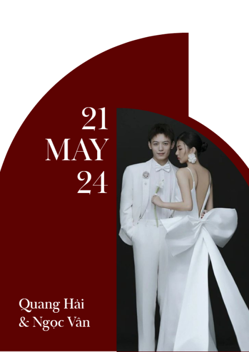 Mẫu thiết kế Ruột thiệp cưới Joy, hiện đại, sang trọng, modern 1780426977
