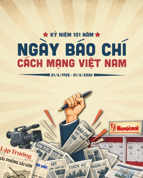 Mẫu thiết kế Bài post MXH dọc Ngày báo chí Cách mạng Việt Nam 1780724382