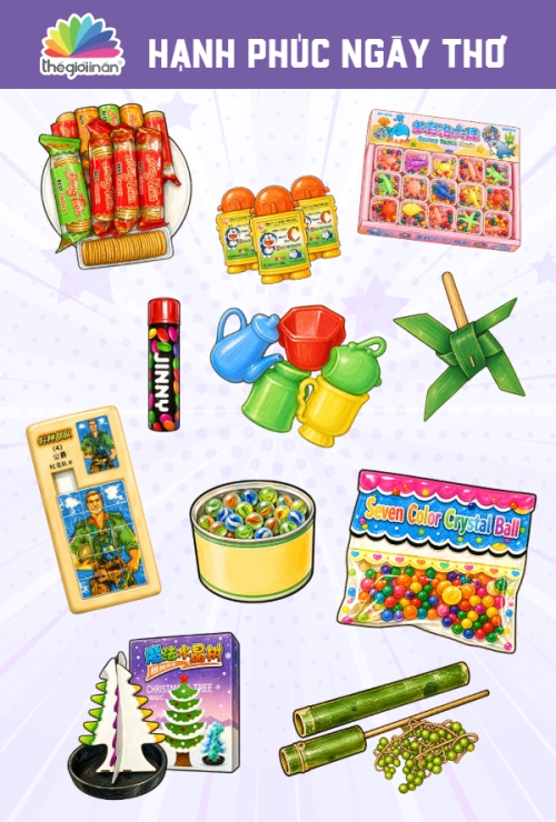 Mẫu thiết kế Nhãn Sticker - Sticker Sheets Hạnh phúc ngày thơ 1781535364