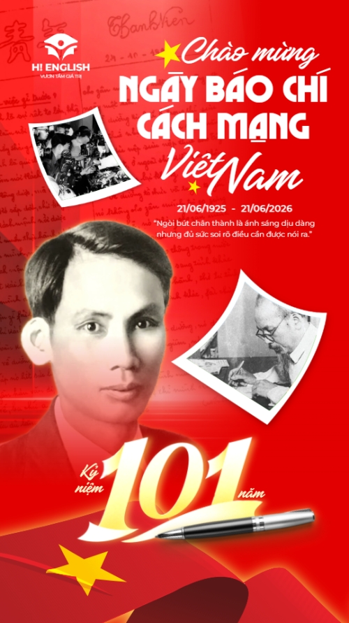 Mẫu thiết kế Bài post MXH (9:16) Chào mừng ngày Báo chí Cách mạng Việt Nam 21/6 1781523069
