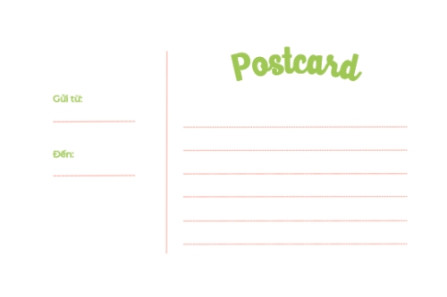 Mẫu thiết kế Postcard Cùng Bố đi vượt ngàn con đường 1781077401