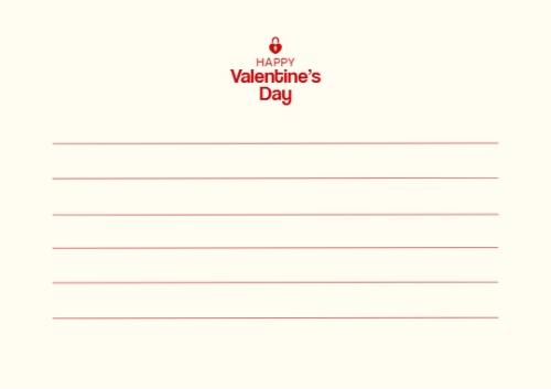 Mẫu thiết kế Thiệp chúc mừng Happy Valentine's Day 1781534654
