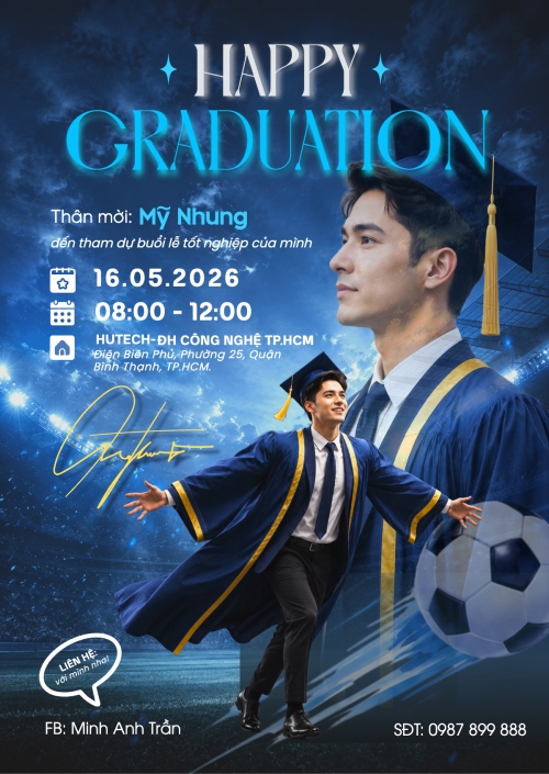 Mẫu thiết kế Thư mời Happy Graduation 1782010199