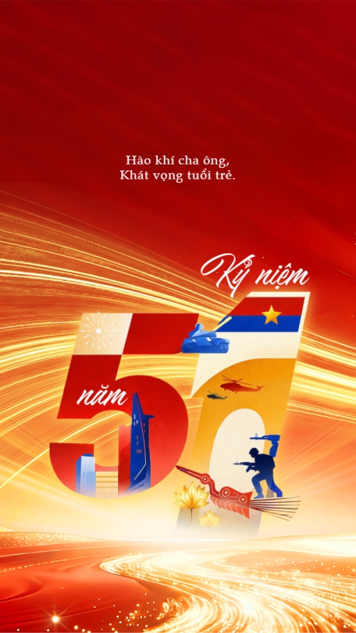 Mẫu thiết kế Hình nền điện thoại Hào khí cha ông, Khát vọng tuổi trẻ 1781559760