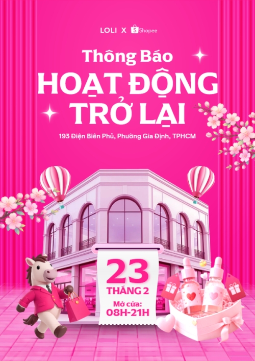 Mẫu thiết kế Poster chuẩn Thông báo hoạt động trở lại 1781536167
