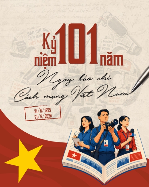Mẫu thiết kế Bài post MXH dọc Kỷ niệm ngày báo chí cách mạng Việt Nam 1780718670
