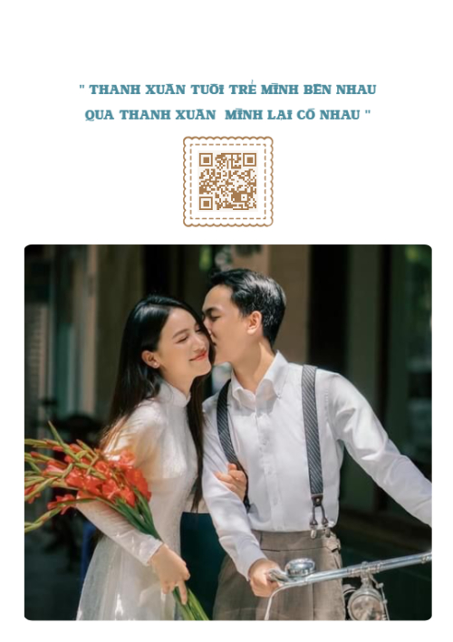 Mẫu thiết kế Ruột thiệp cưới Thời thanh xuân, truyền thống, cổ điển, retro, traditional 1780427079