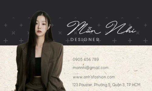 Mẫu thiết kế Danh thiếp Fashion, thời trang, quần áo, trang phục, clothes, outfit, designer, nhà thiết kế 1780250012