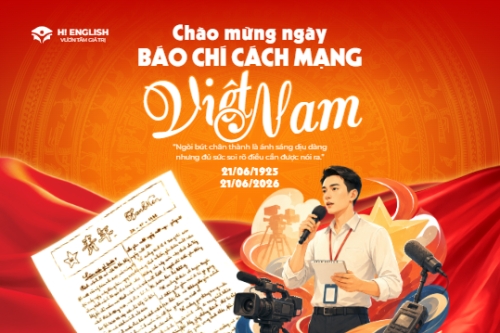 Mẫu thiết kế Bài post MXH ngang Chào mừng ngày Báo chí Cách mạng Việt Nam 21/6 1781494312