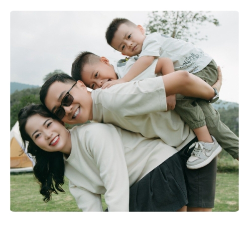 Mẫu thiết kế Photobook vuông Tình yêu, love, Gia đình, family, dễ thương, cute 1781499709