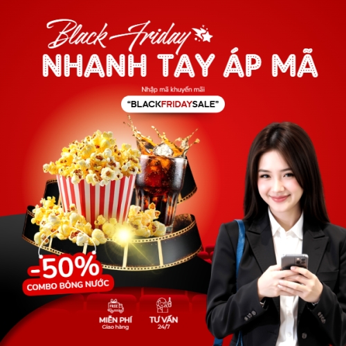 Mẫu thiết kế Ảnh sản phẩm Black Friday nhanh tay áp mã 1781083565