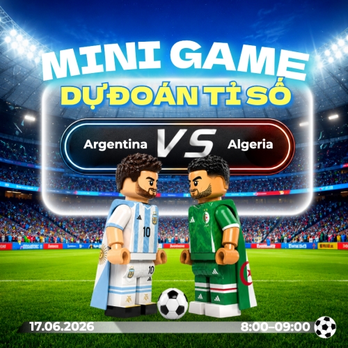 Mẫu thiết kế Bài post MXH vuông Minigame dự đoán tỉ số 1781344128